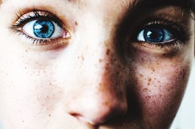 Close-up portrait of girl