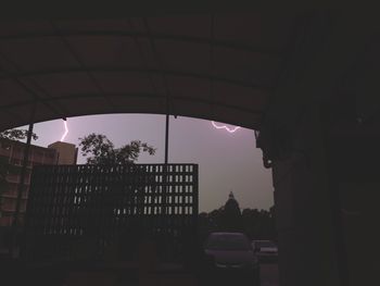 View of cityscape against the sky