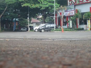 Car on road