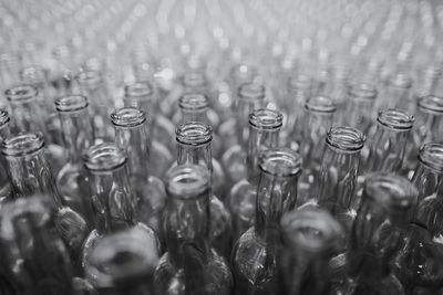 Full frame shot of bottles