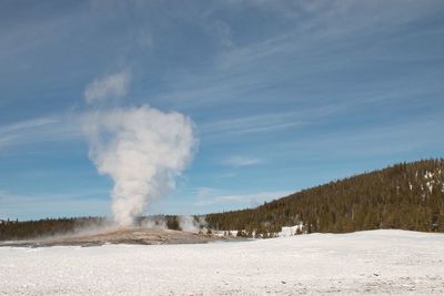 Panoramic view of landscape against sky