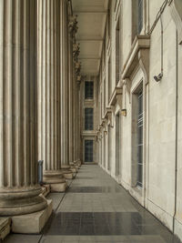 Neoclassical architecture of old parliament house
