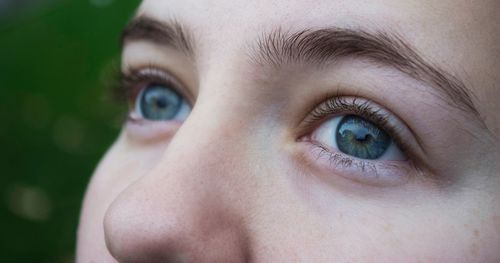 Close-up portrait of woman