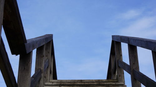 Low angle view of built structure against sky