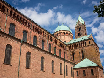 Low angle view of building against sky
