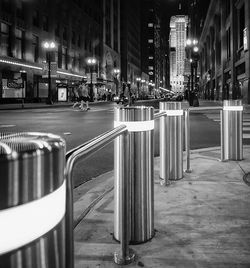 City street at night