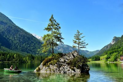 Scenic view of lake