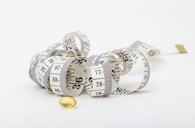 Close-up of text on white background