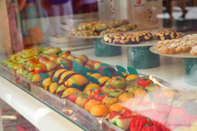 Close-up of fruits for sale in market