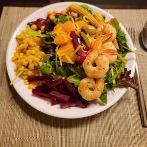 Close-up of food in plate on table