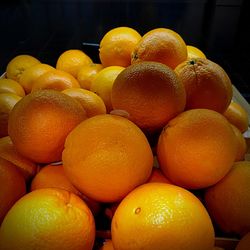 Close-up of oranges for sale in market
