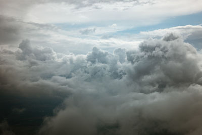 Low angle view of clouds in sky