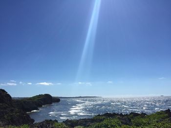 Scenic view of sea in japan