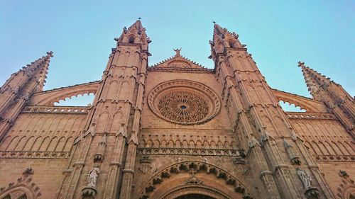 Low angle view of cathedral against sky