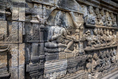 View of buddha statue