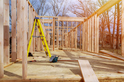 Construction site on playground