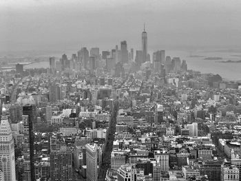 Aerial view of city