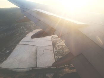 Sun shining through clouds