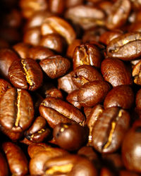 Full frame shot of coffee beans