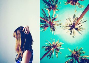 Close-up of woman in bikini