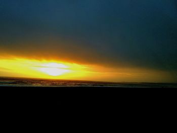 Scenic view of sky during sunset