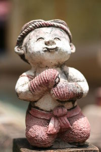 Close-up of statue