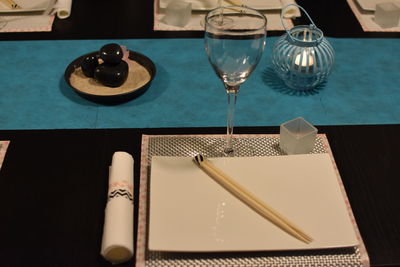 Close-up of food in plate on table