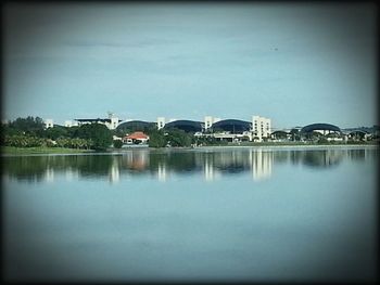 River with buildings in background
