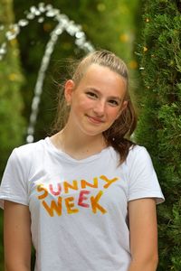 Portrait of a smiling girl