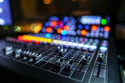 Close-up of computer keyboard