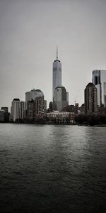 View of buildings in city at waterfront