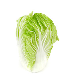 Close-up of vegetable over white background