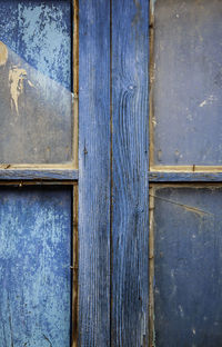 Close-up of wooden door