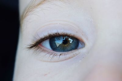 Close-up portrait of human eye