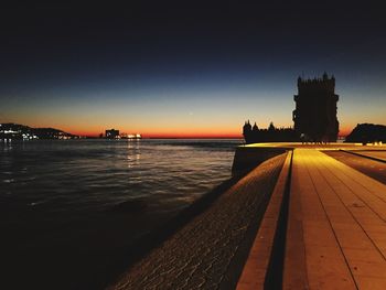 View of city at waterfront