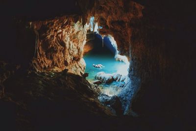 View of cave in cave