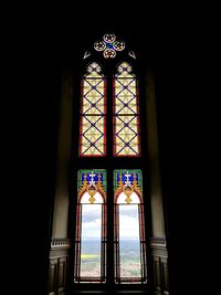 View of window in temple