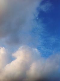 Low angle view of clouds in sky