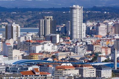 Cityscape against sky