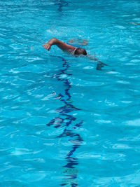 People swimming in pool