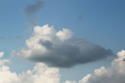 Low angle view of clouds in sky