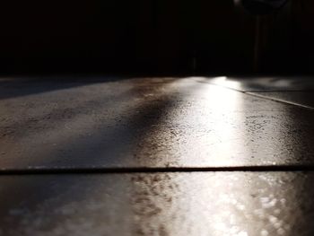 Close-up of water in sunlight