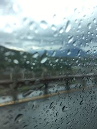 Raindrops on glass window