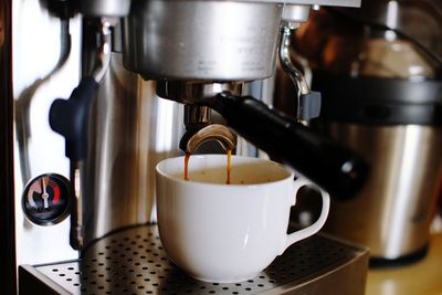 Close-up of coffee cup