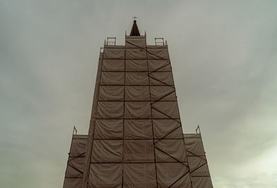 Low angle view of building against sky