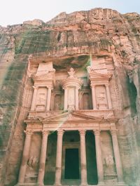 Low angle view of old ruins