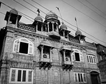 Low angle view of building against sky