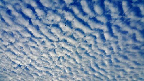 Low angle view of cloudy sky