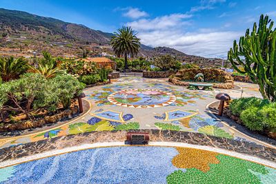 Plaza de la glorieta in la palma, spain