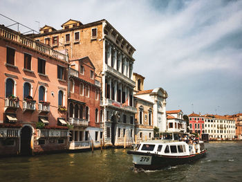 Boats in canal